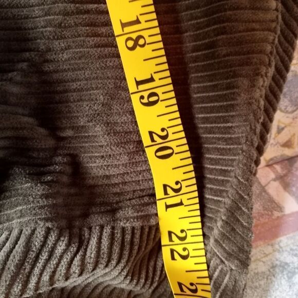 White Crow Womens Jacket Small S Corduroy Long Sleeve Button Up Olive Pockets. - Picture 6 of 12